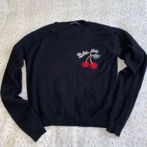 brandy melville bite me sweater.